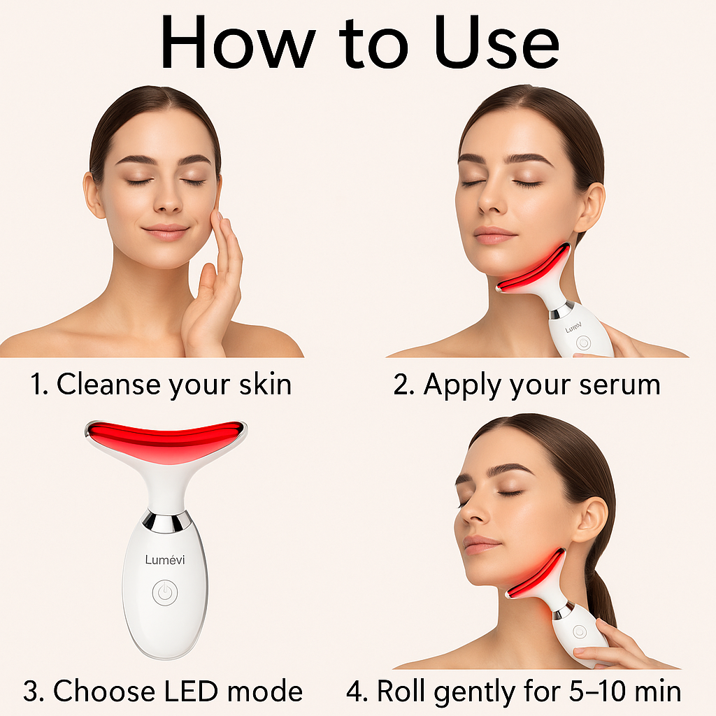 Lumévi LED Sculpting Facial Roller